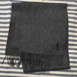 Yves Saint Laurent Charcoal Scarf
